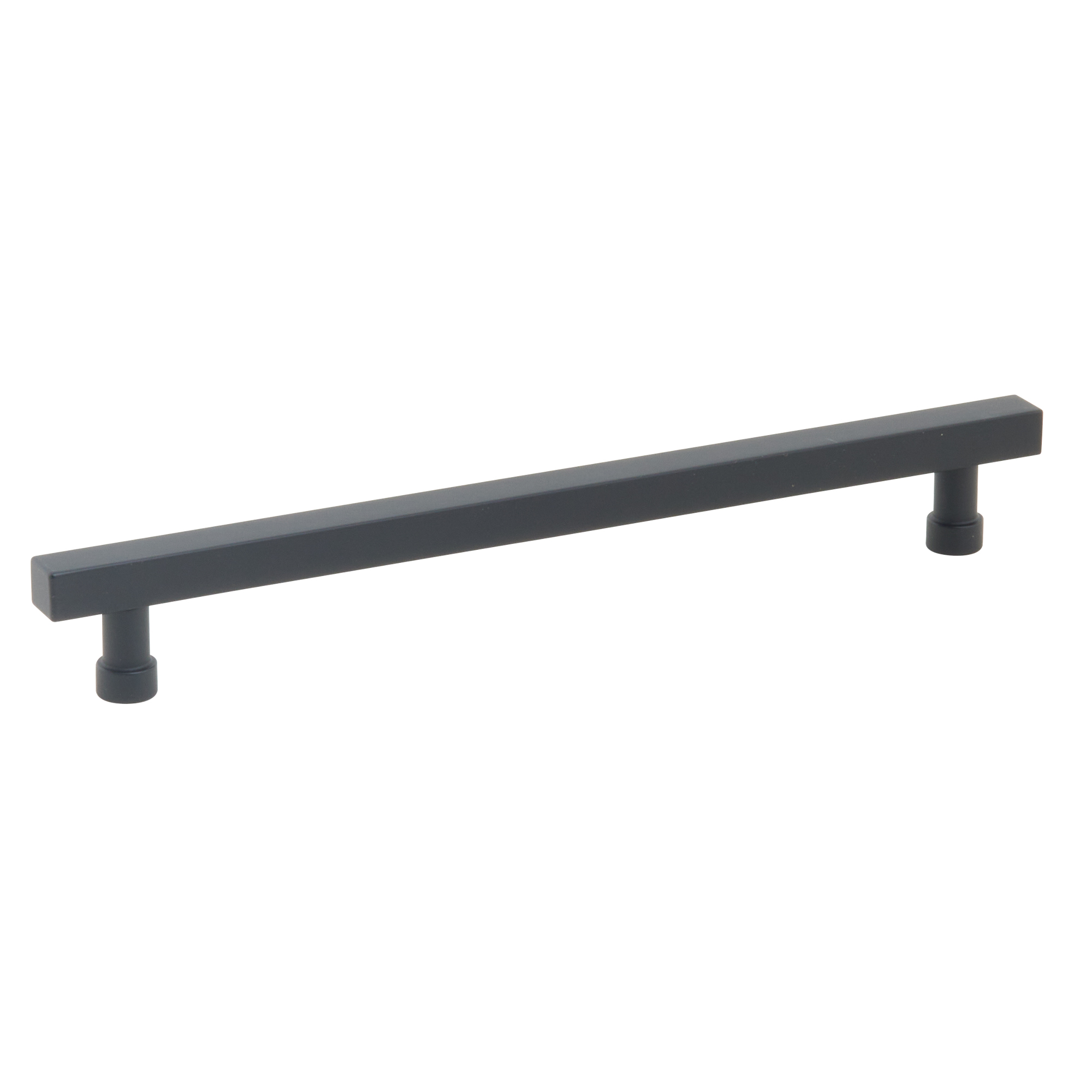Schaub and Company NOHO, Cabinet Pull, Square, 8" cc, Matte Black