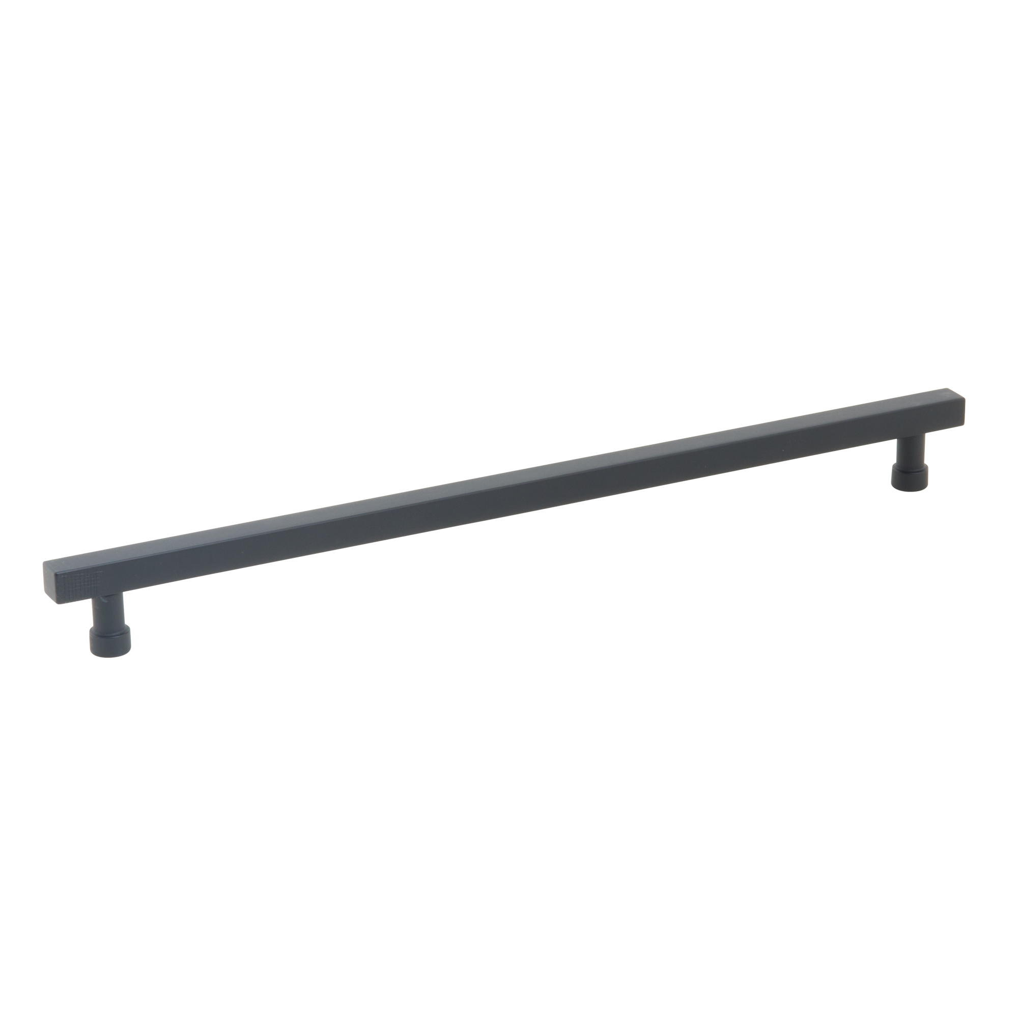 Schaub and Company NOHO, Cabinet Pull, Square, 12" cc, Matte Black