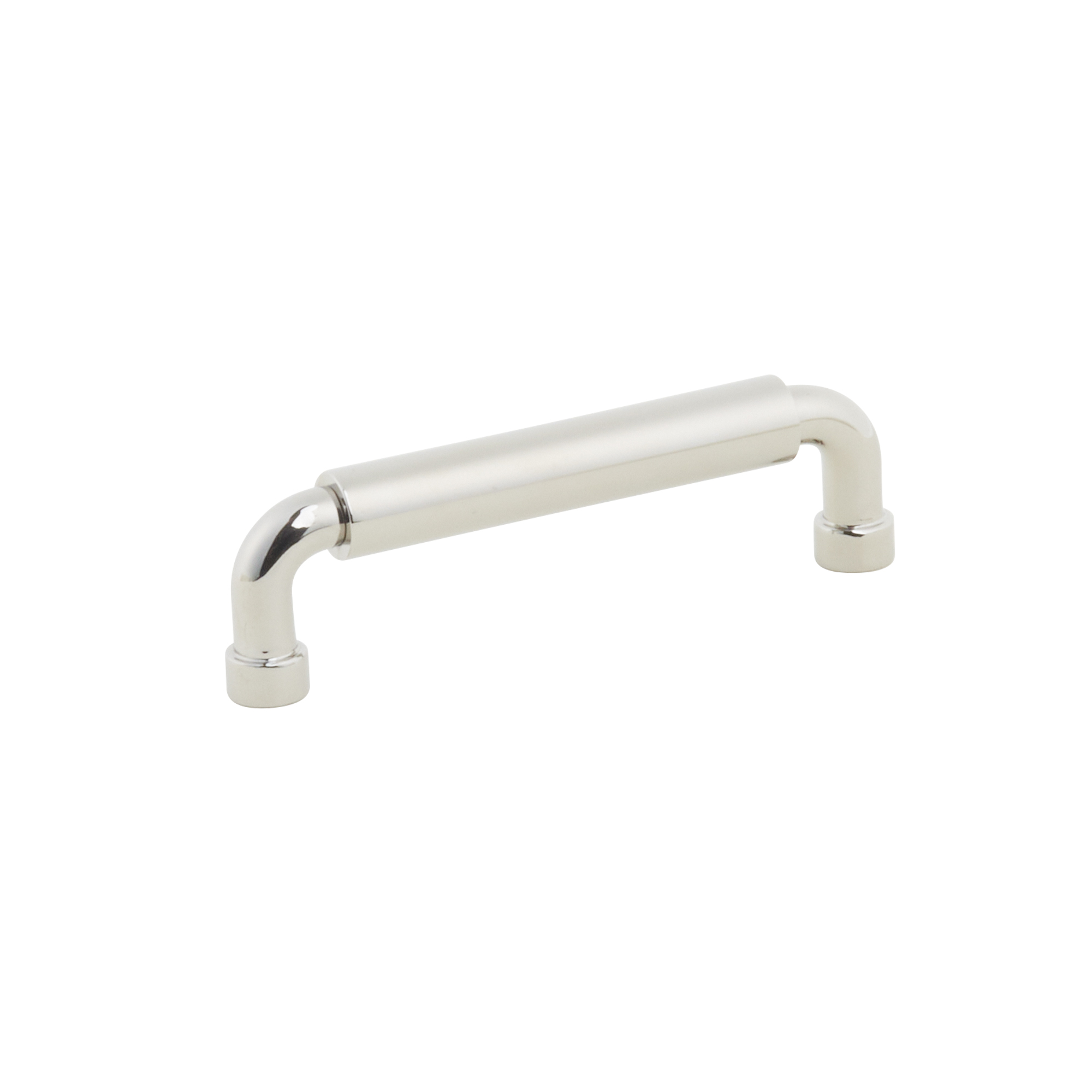 Schaub and Company NOHO, Cabinet Pull, Round, 4" cc, Polished Nickel