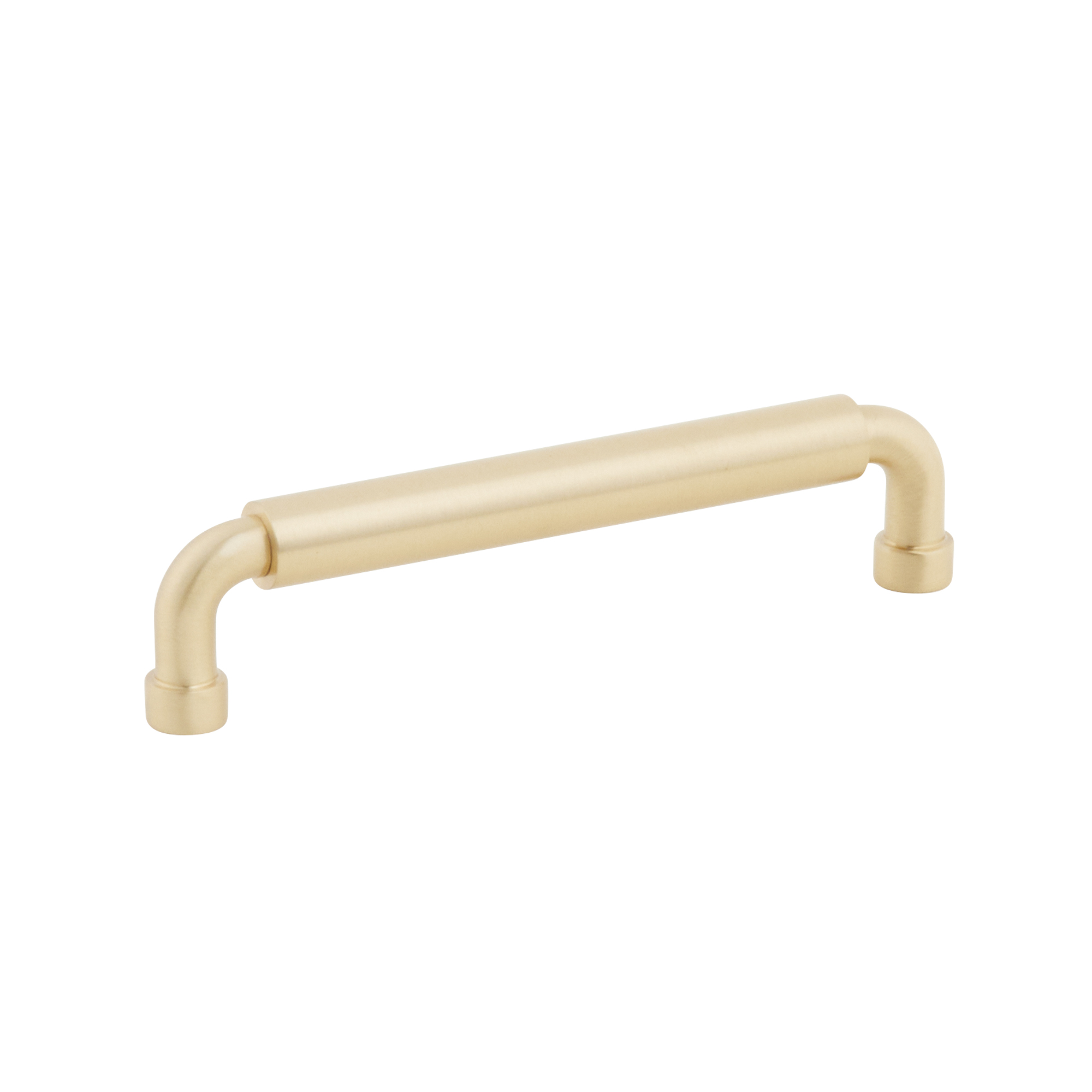 Schaub and Company NOHO, Cabinet Pull, Round, 5" cc, Satin Brass