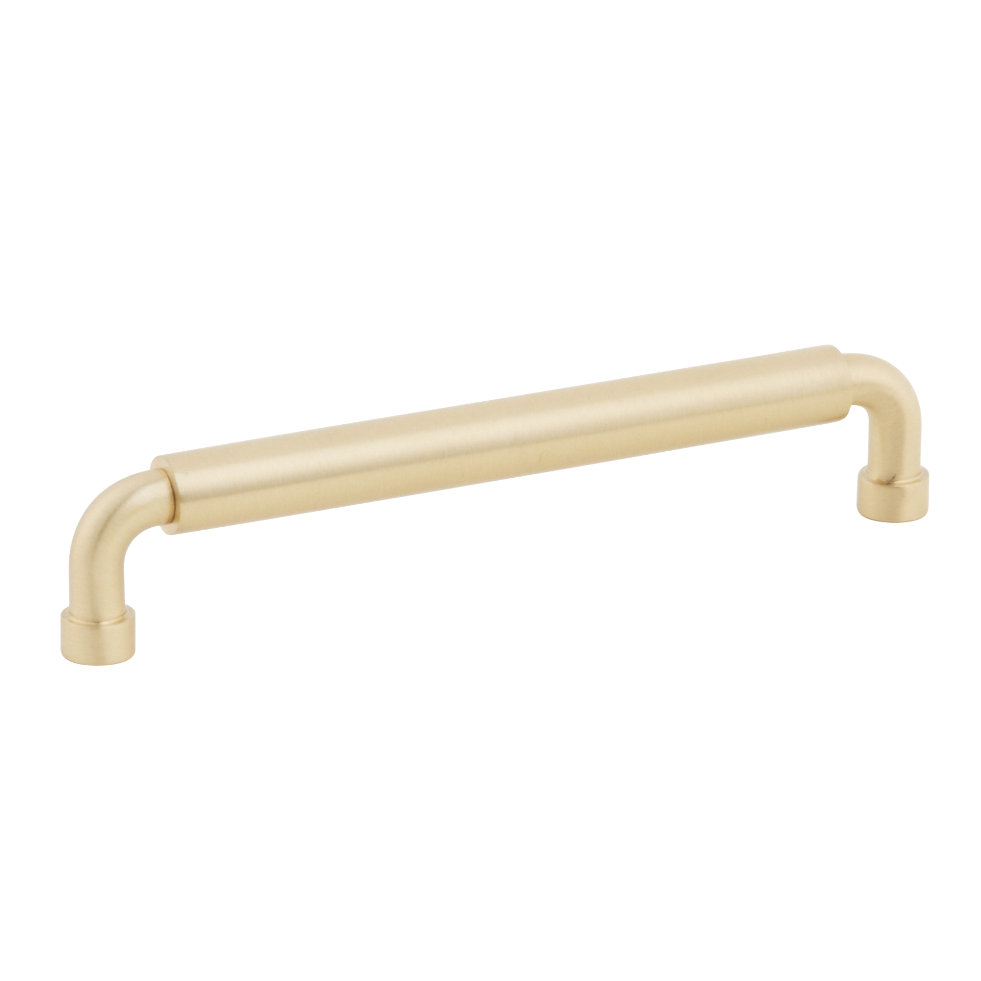 Schaub and Company NOHO, Cabinet Pull, Round, 6" cc, Satin Brass