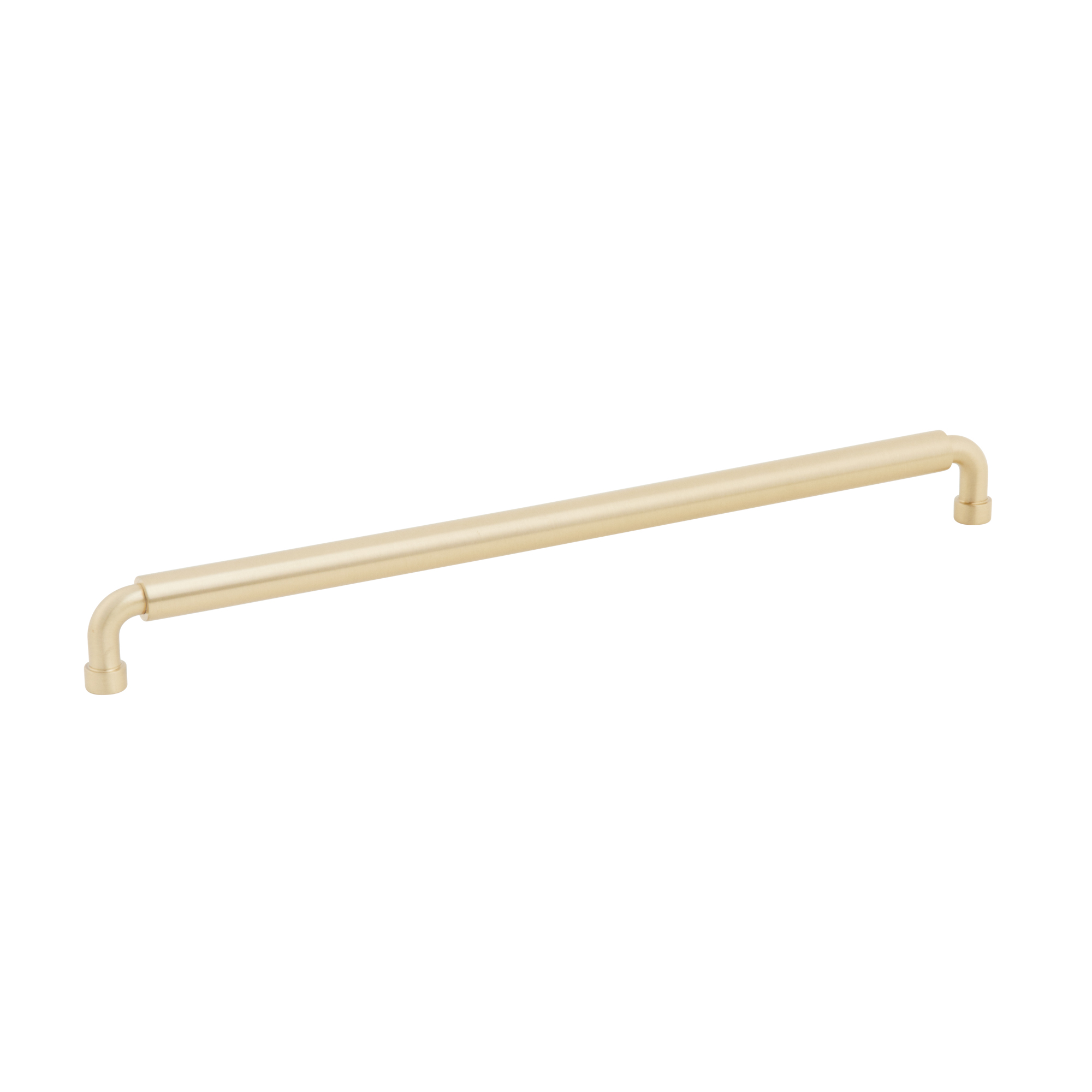 Schaub and Company NOHO, Cabinet Pull, Round, 12" cc, Satin Brass