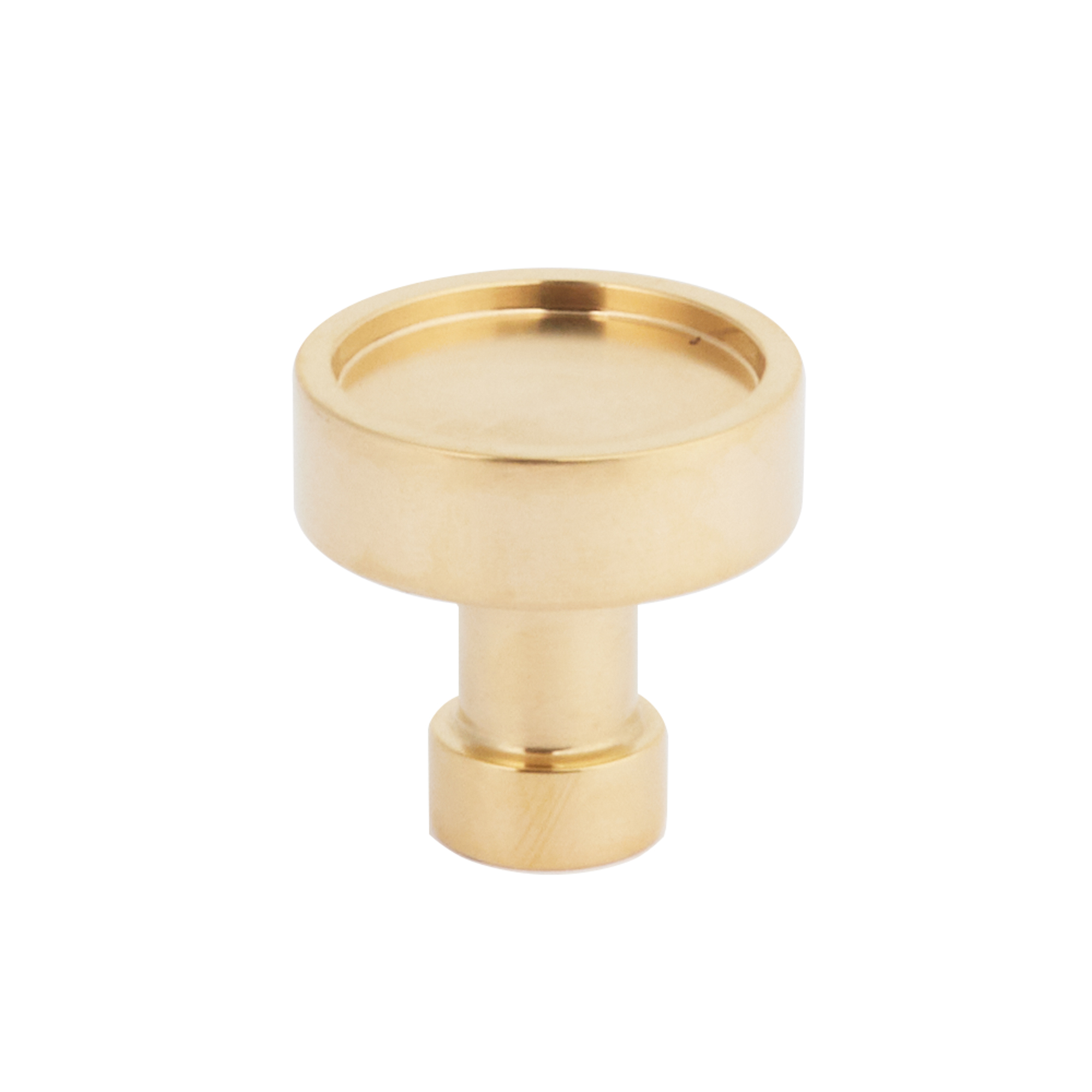 Schaub and Company NOHO, Cabinet Knob, Round, Unlacquered Brass