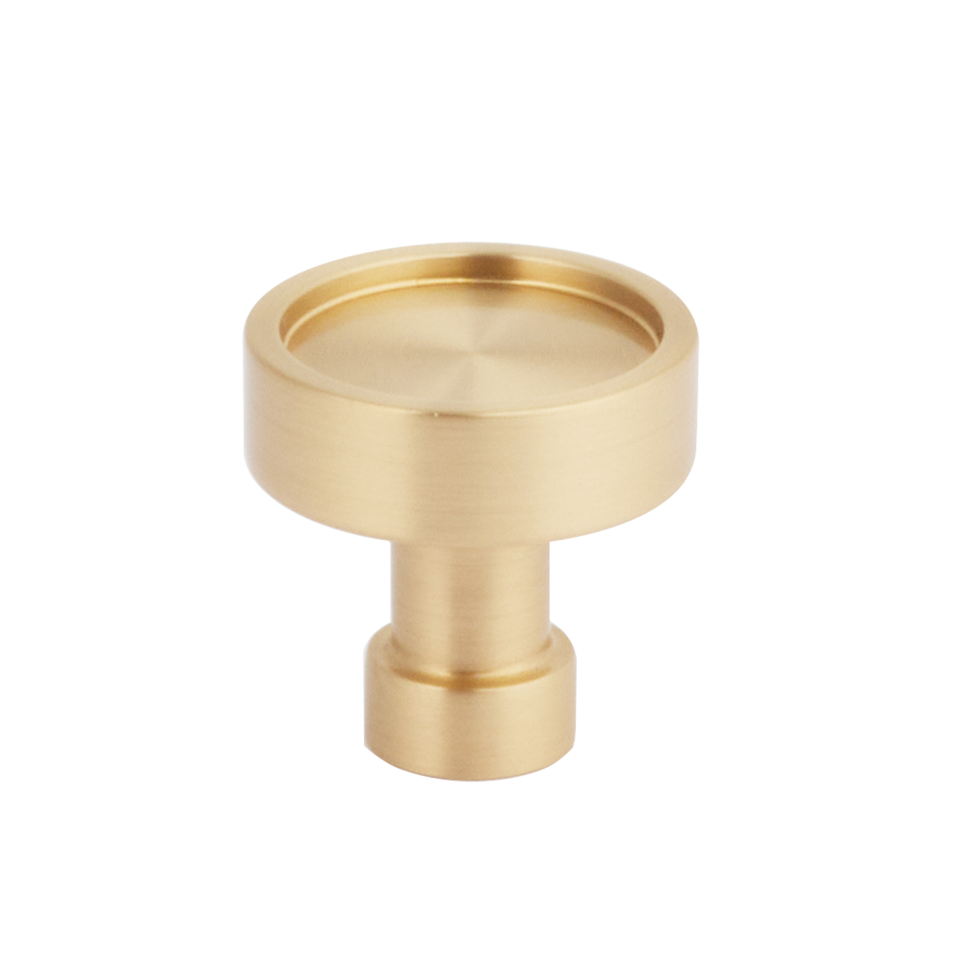 Schaub and Company NOHO, Cabinet Knob, Round, Satin Brass