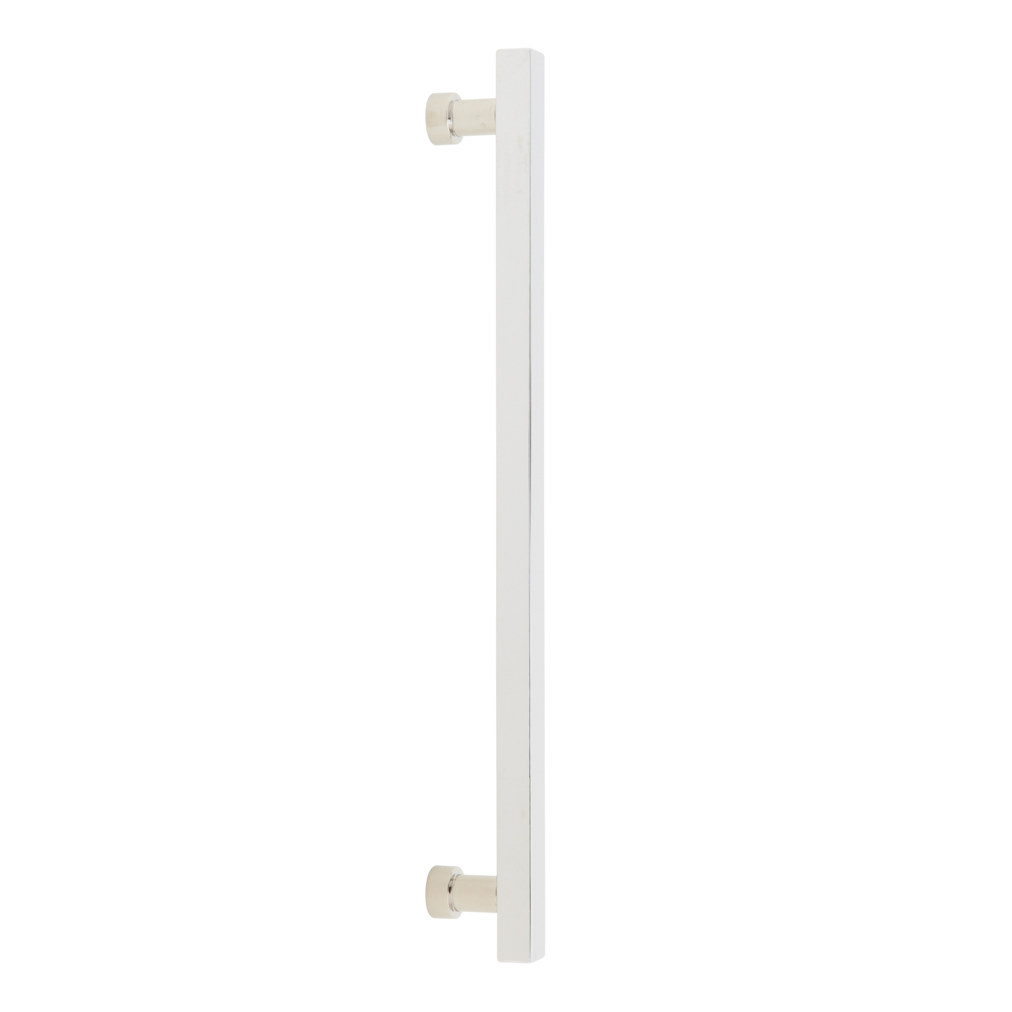 Schaub and Company NOHO, Cabinet Appliance Pull, Square, 12" cc, Polished Nickel