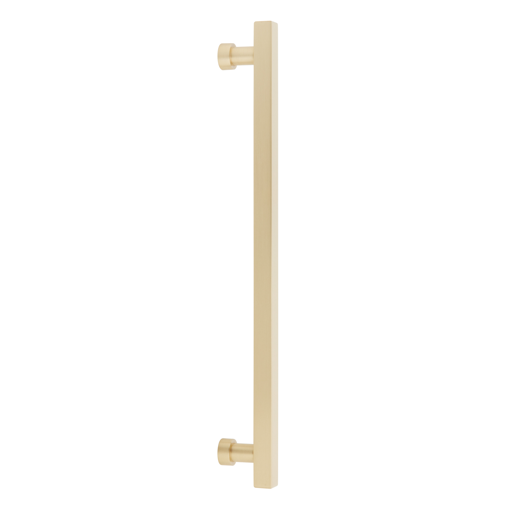 Schaub and Company NOHO, Cabinet Appliance Pull, Square, 12" cc, Satin Brass