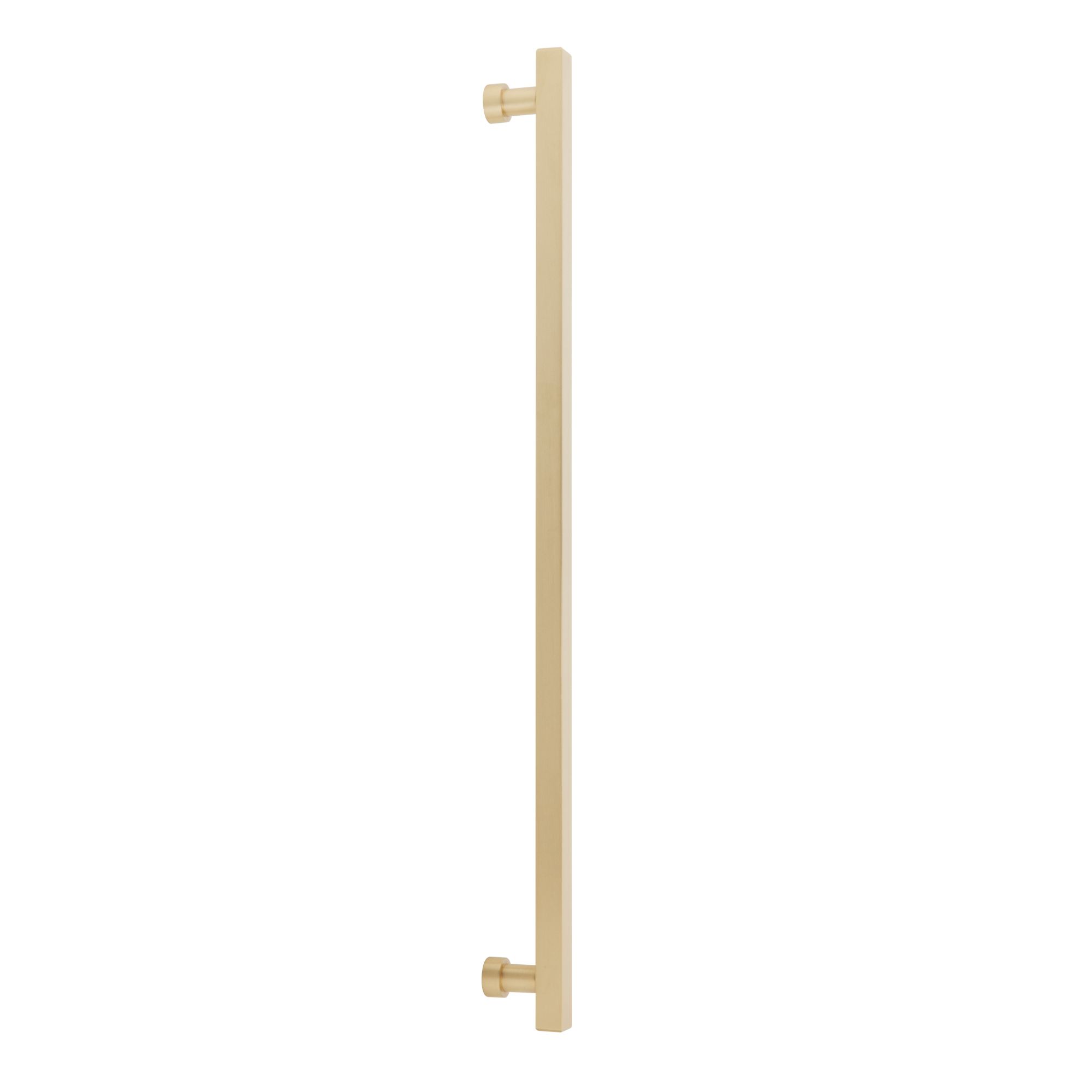 Schaub and Company NOHO, Cabinet Appliance Pull, Square, 18" cc, Satin Brass