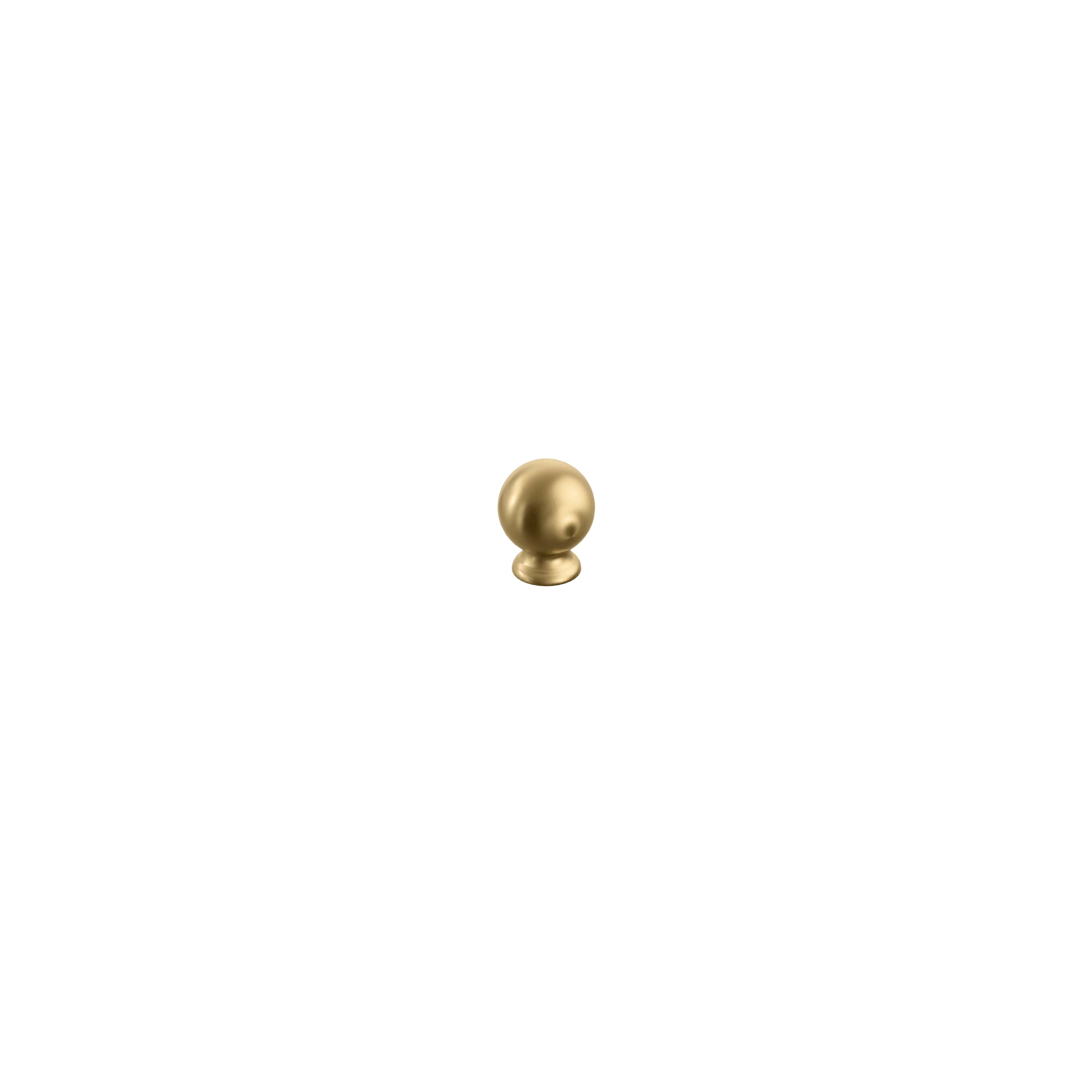 Schaub and Company Avenue, Cabinet Knob, Round, 1-1/4", Satin Brass