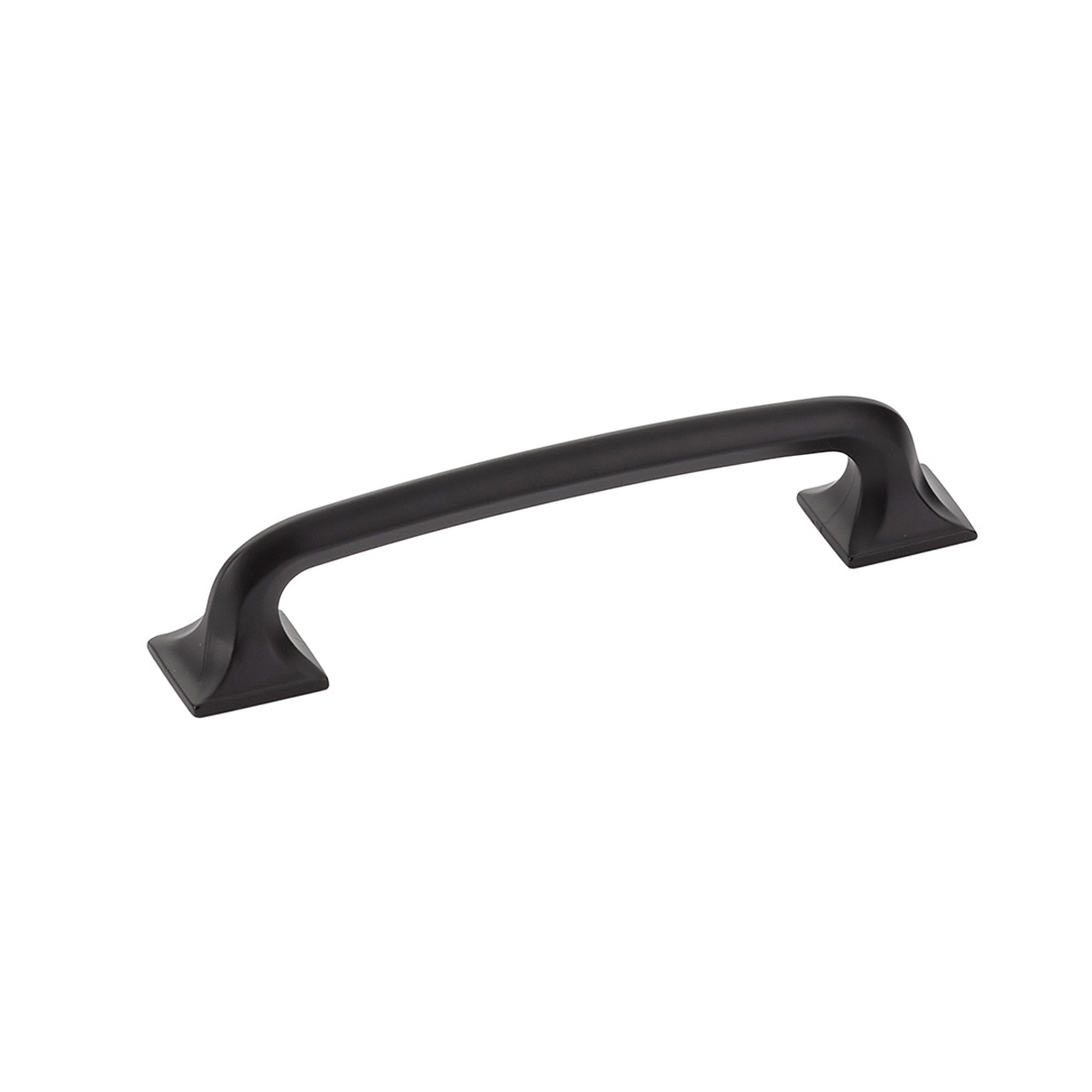 Schaub and Company Northport, Pull with square bases, Matte Black, 5" cc