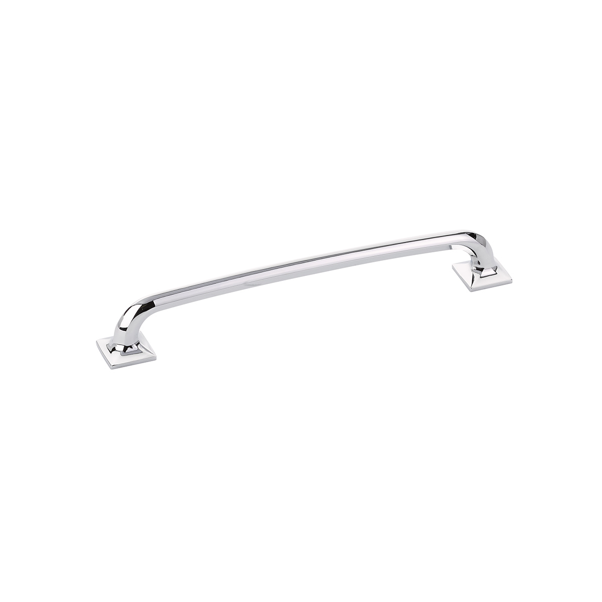 Schaub and Company Northport, Pull with square bases, Polished Chrome, 8" cc