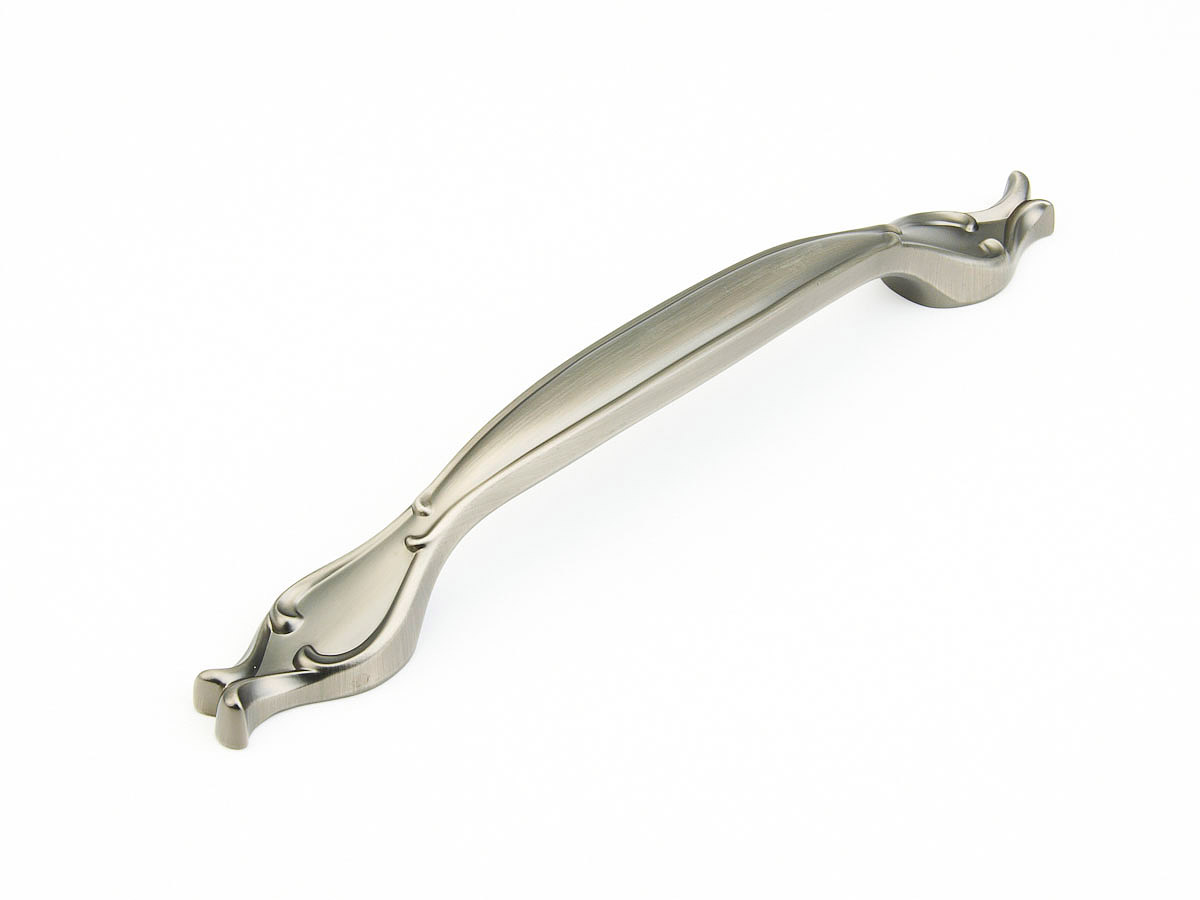 Schaub and Company French Farm, Pull, Antique Nickel, 8" cc