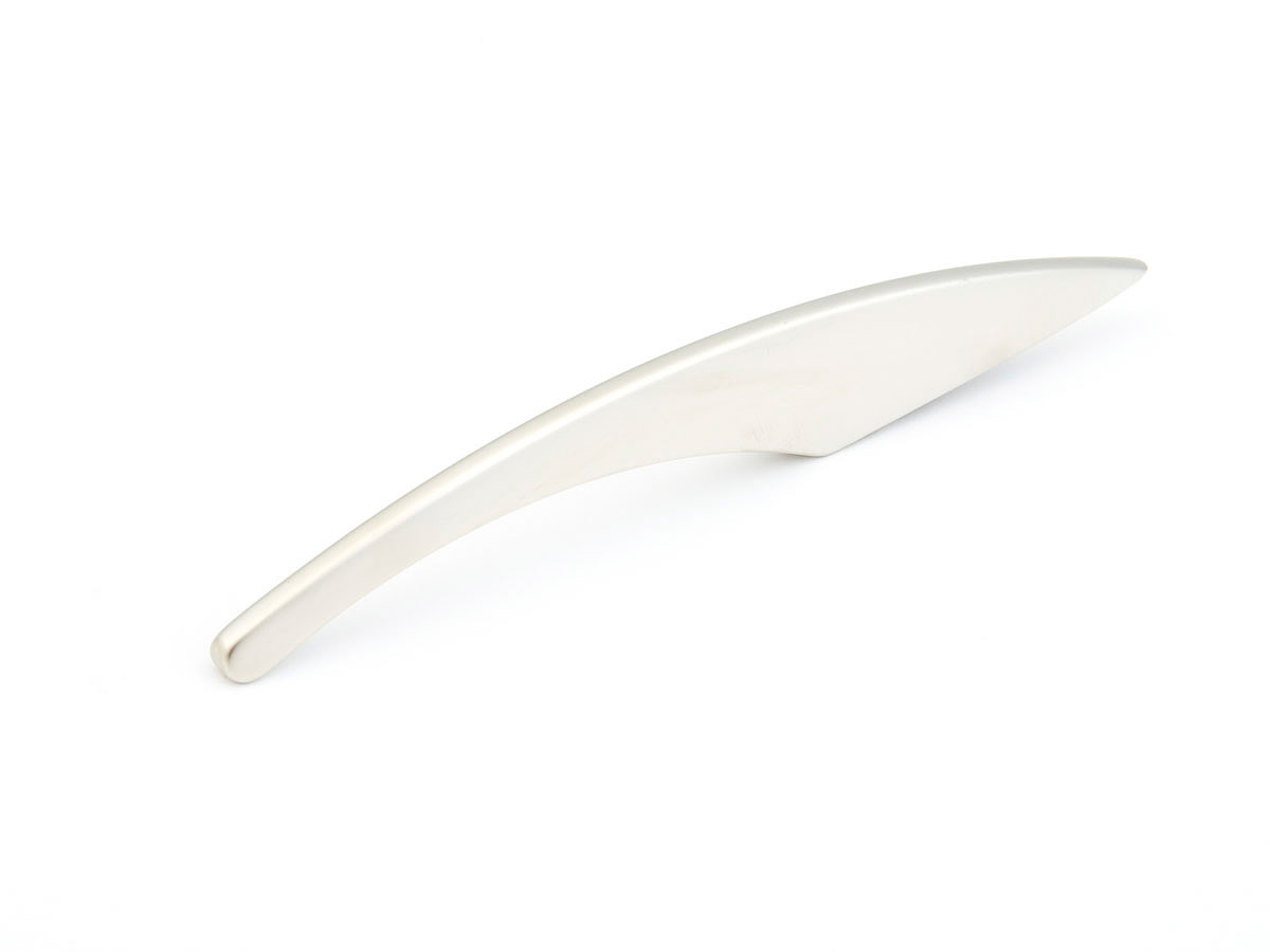 Schaub and Company Sorrento, Tapered Pull, Satin Nickel, 1-1/4" cc