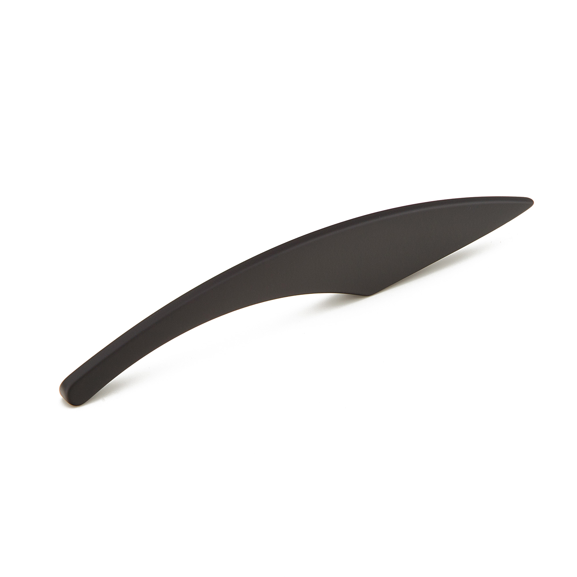 Schaub and Company Sorrento, Tapered Pull, Matte Black, 1-1/4" cc