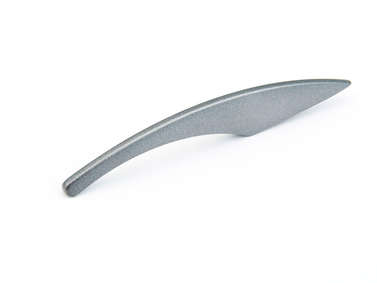 Schaub and Company Sorrento, Tapered Pull, Milano Silver, 1-1/4" cc