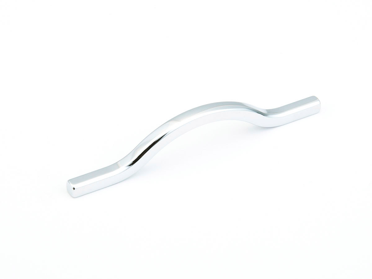 Schaub and Company Sorrento, Bowed Pull, Polished Chrome, 96/5-1/16" cc