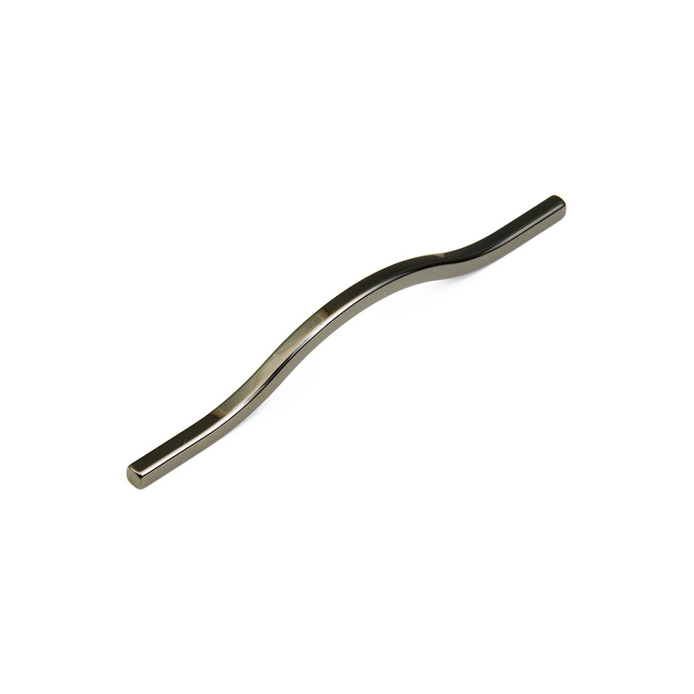 Schaub and Company Sorrento, Bowed Pull, Black Chrome, 160/192 mm cc