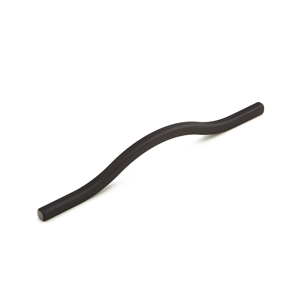 Schaub and Company Sorrento, Bowed Pull, Matte Black, 160/192 mm cc
