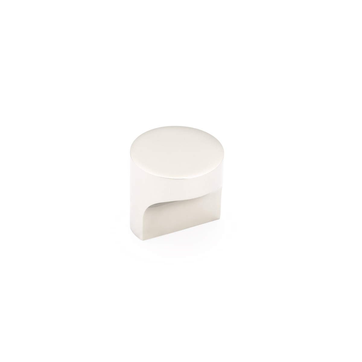 Schaub and Company Haniburton, Round T-Knob, Polished Nickel, 1-1/4"