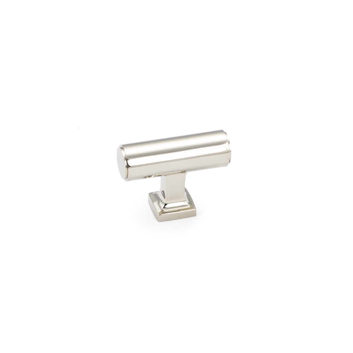 Schaub and Company Haniburton, T-Knob, Polished Nickel, 1-5/8"