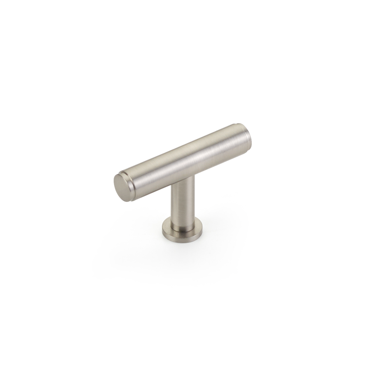 Schaub and Company Pub House, T-Knob, Brushed Nickel, 2"