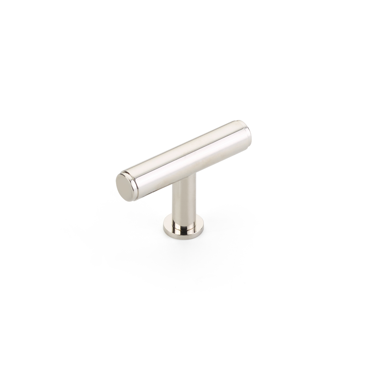Schaub and Company Pub House, T-Knob, Polished Nickel, 2"