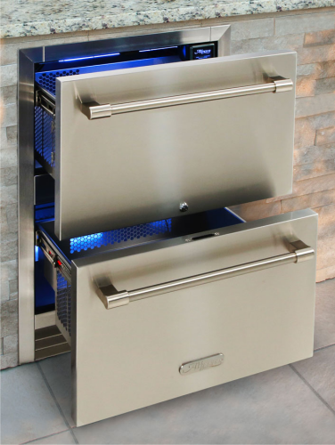 Alfresco 24” Two-Drawer Refrigerator