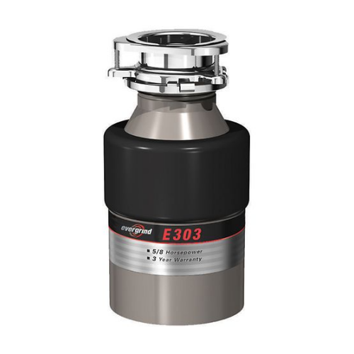 InSinkerator Evergrind E303 Garbage Disposal, 5/8 HP