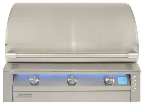 Alfresco 36 "Intelligent Professional Built-In Grill, 3 Burner, Rotis, LP