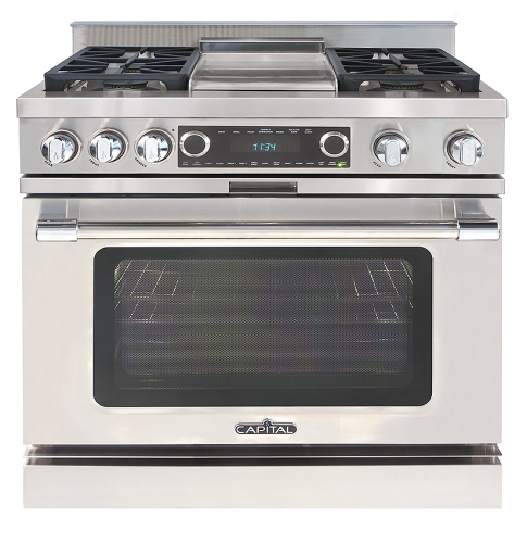 Capital Cooking 36″ Grand Chef Dual Fuel Range Griddle
