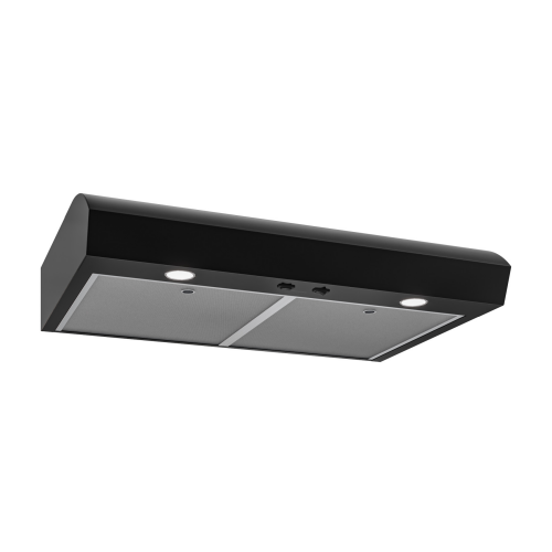 Broan Broan-NuTone 30-Inch Under Cabinet Range Hood, ENERGY STAR, 350 Max Blower CFM, Black