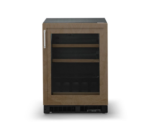 Viking 24" Custom Panel Glass Door Beverage Center