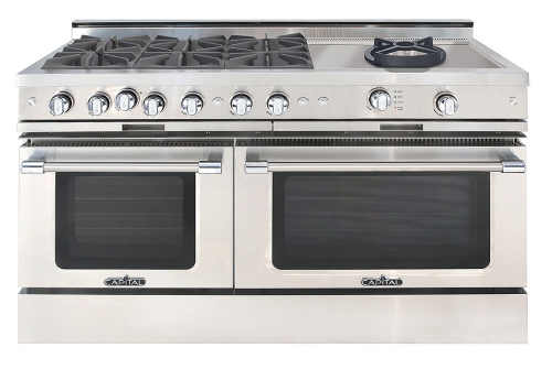 Capital Cooking 60" Grand Chef Range 6 Burners & Open Burner Wok 25K BTU - LP