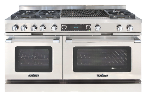 Capital Cooking 60" Grand Chef Dual Fuel Range 6 Burners, 24" Grill 19K BTU - LP