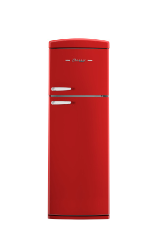 Unique Appliances Classic Retro 23.8" Frost-Free 11 cu. ft. Energy Star Certified Top Freezer Refrigerator