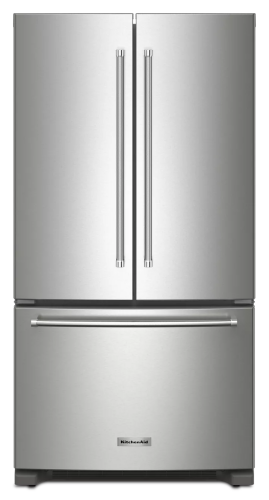 KitchenAid 22 Cu. Ft. 36-Inch Panel-Ready Counter-Depth French Door Refrigerator with Internal Water Dispenser KitchenAid 22 Cu. Ft. 36-Inch Panel-Ready Counter-Depth French Door Refrigerator with Internal Water Dispenser