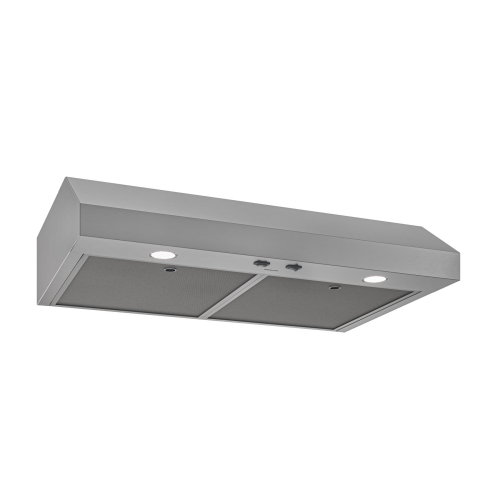Broan Glacier 24-Inch 350 MAX Blower CFM 1.5 Sones Stainless Steel Range Hood