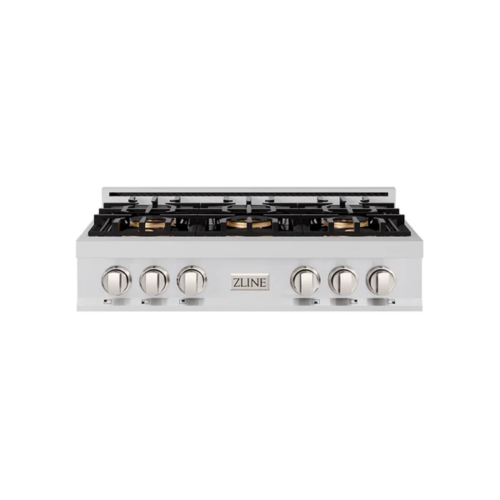 ZLINE ZLINE 36 in. Classic Gas Rangetop with 6 Burner DuoPro Cooktop in Stainless Steel
