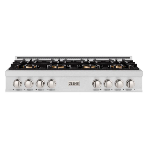 ZLINE ZLINE 48 in. Classic Gas Rangetop with 8 Burner DuoPro Cooktop in Satin Stainless Steel 