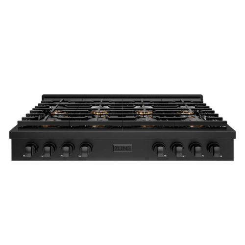 ZLINE ZLINE 48 in. Paramount Gas Rangetop with 8 Burner DuoPro Cooktop in Black Stainless Steel