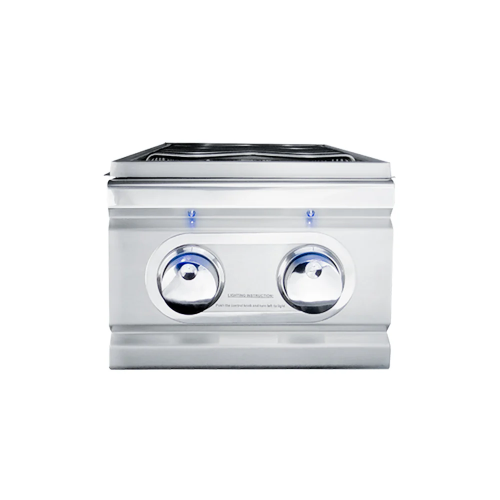 RCS Grills Cutlass Pro Double Side Burner W/ Blue LEDs NG