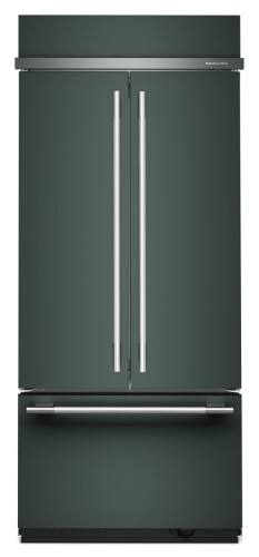 KitchenAid 20.8 Cu. Ft. 36" Built-In French Door Bottom Mount Refrigerator with Platinum Interior