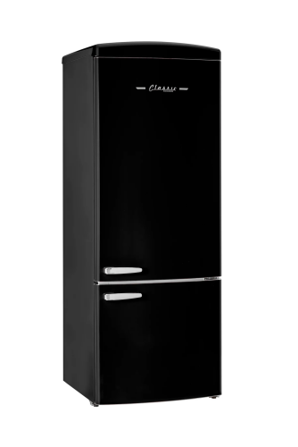 Unique Appliances 455L Midnight Black Bottom Mount Refrigerator