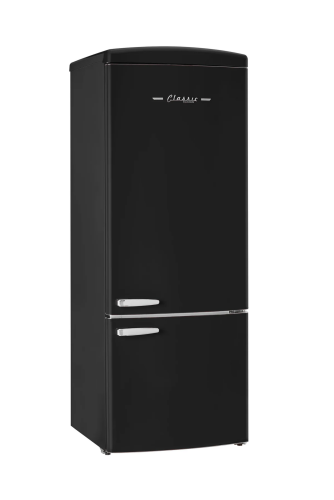 Unique Appliances 455L Matte Black Bottom Mount Refrigerator