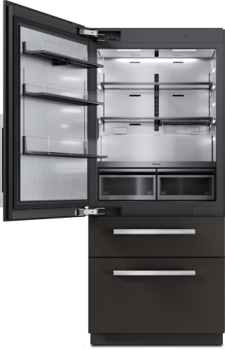Miele KFMC 3846 L 36" MasterCool Left Hinged Higher Beltline Bottom Mount Fridge/Freezer