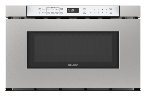 Sharp Appliances 24" Microwave Drawer with 1.2 cu ft cavity,  950W, Sensor, angled touch