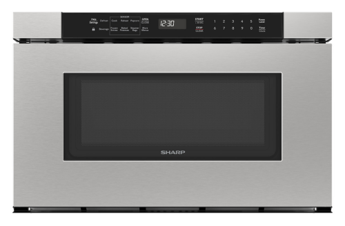 Sharp Appliances 24" Microwave Drawer with 1.2 cu ft cavity,  950W, Sensor, angled touch