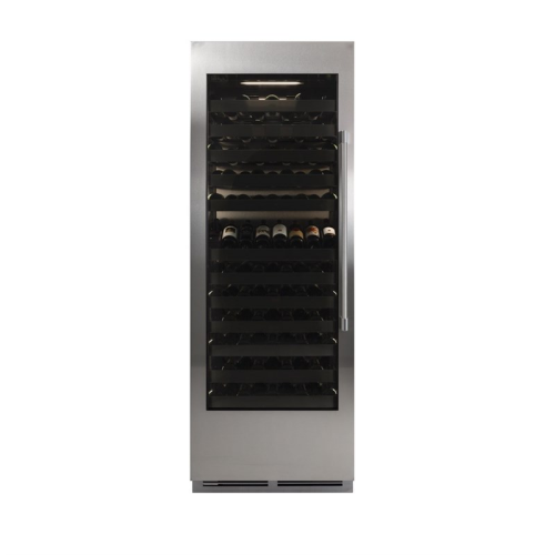 Perlick 30" Column Wine, Single Zone, Glass Overlay Ready, Hinged Left