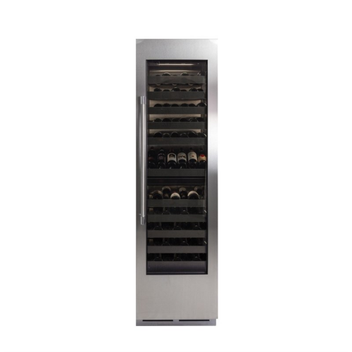 Model: CR24D-2-4RL | Perlick 24" Column Wine, Dual Zone, Glass Overlay Ready, Hinged Right