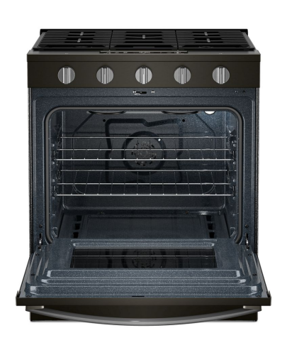 Model: WSGS5030SV | Whirlpool 30-inch Gas Smart Range with Air Cooking Technology Model: WSGS5030SV | Whirlpool 30-inch Gas Smart Range with Air Cooking Technology