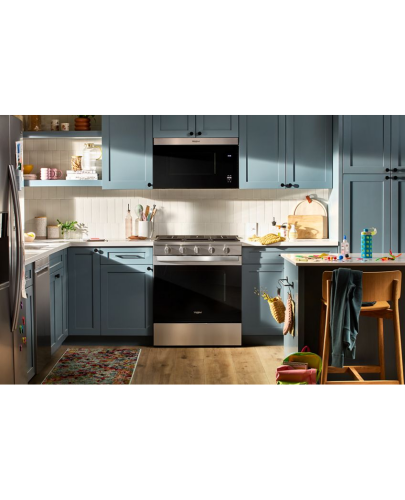 Model: WSGS5030SV | Whirlpool 30-inch Gas Smart Range with Air Cooking Technology Model: WSGS5030SV | Whirlpool 30-inch Gas Smart Range with Air Cooking Technology
